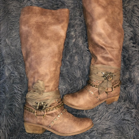 Not Rated High Riding Boots Size 7.5 - Picture 1 of 9